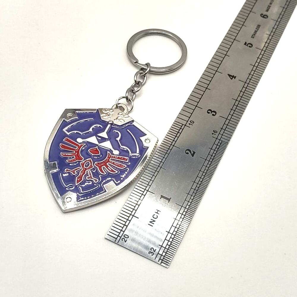 Stainless Steel Golden Legend of Zelda Master Shield Videogame Merch Gift New!!!